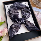 Men's casual printed silk scarf